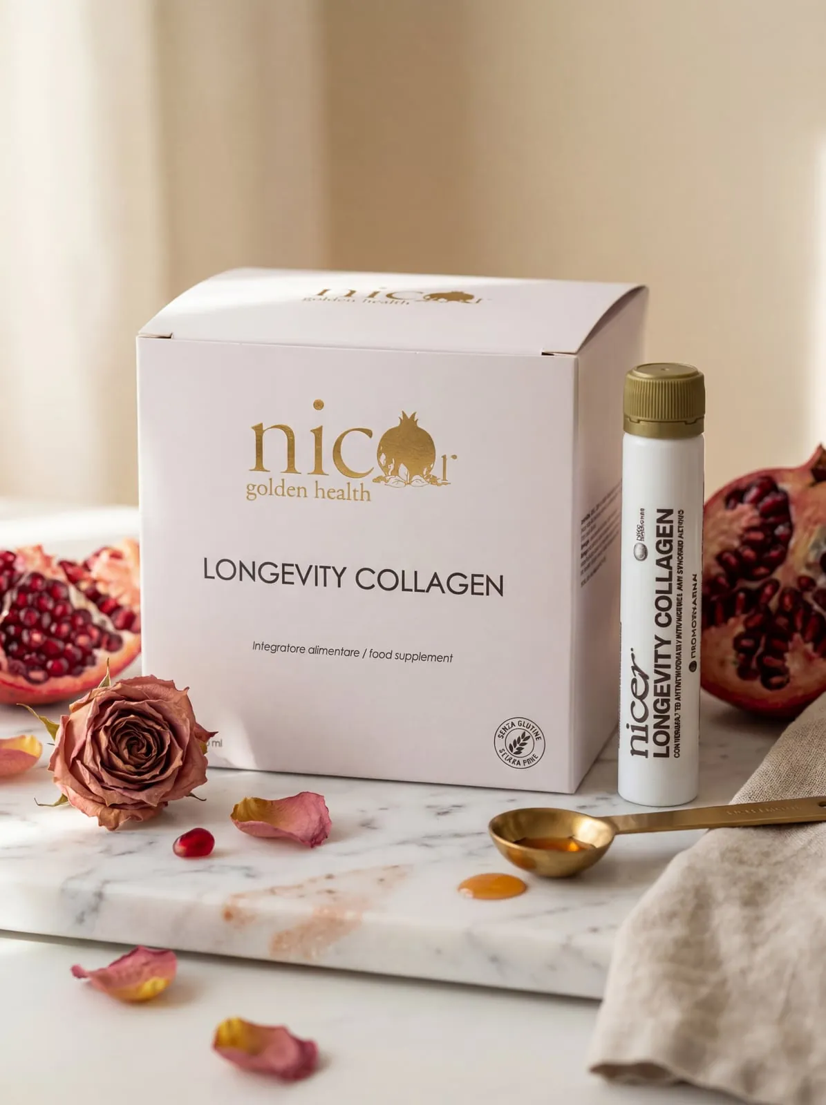Longevity Collagen, packaging